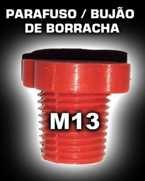 PARAFUSO BORRACHA - M13 X 1,5